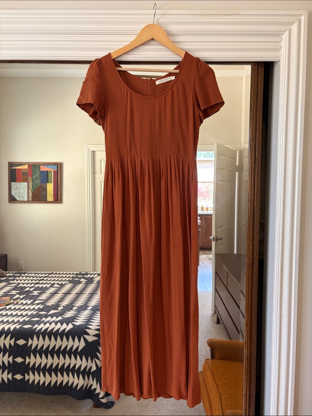 Christy Dawn Scarlet Dress in Rust